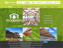 Tablet Screenshot of madererailicitana.com